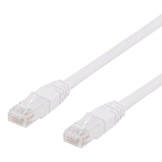 U/UTP Cat6 patch cable, LSZH, 3m, white
