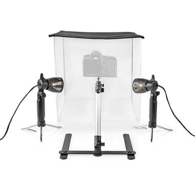 LED Valokuvausstudiosarja | 40 x 40 cm | 6500 K | Kokoon taitettava