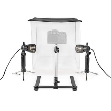 LED Valokuvausstudiosarja | 40 x 40 cm | 6500 K | Kokoon taitettava