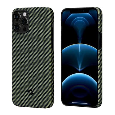 MagEZ Case iPhone 12 sarja iPhone 12 Pro Max / Black/Red Plain