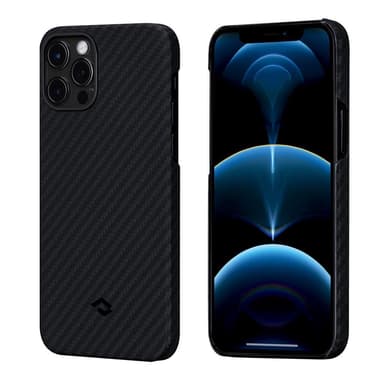 MagEZ Case iPhone 12 sarja iPhone 12 Pro / Black/Red Plain