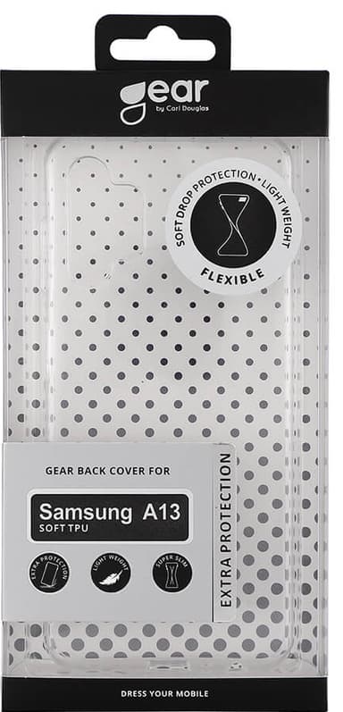 GEAR TPU Samsung Galaxy A13 5G/A04s suojakuori (läpinäkyvä)