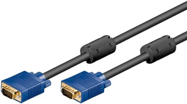 Goobay Full HD SVGA -näyttökaapeli, kullattu