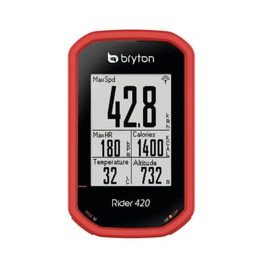 Silikonikotelo Bryton Rider 420 T - Punainen