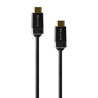 Gold-Plated High-Speed HDMI w/Ethernet 4K, Black (2m)