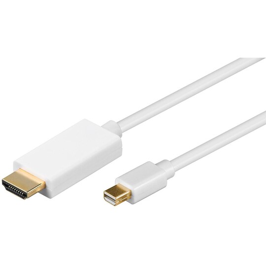 Mini DisplayPort/HDMIâ„¢ -sovitinkaapeli 1.2, kullattu