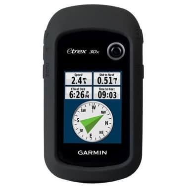 Silikonikotelo Garmin eTrex 30x - Musta