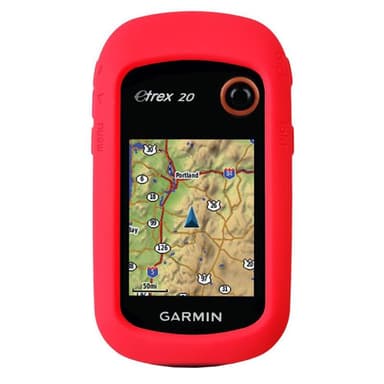 Silikonikotelo Garmin eTrex 20 - Punainen
