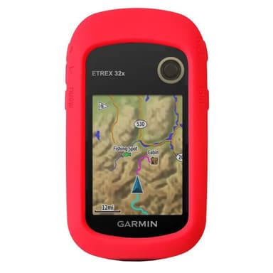 Silikonikotelo Garmin eTrex 32x - Punainen