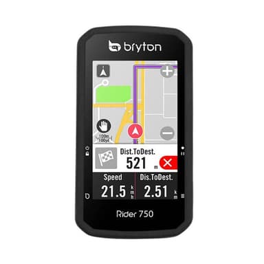 Silikonikotelo Bryton Rider 750 T - Musta