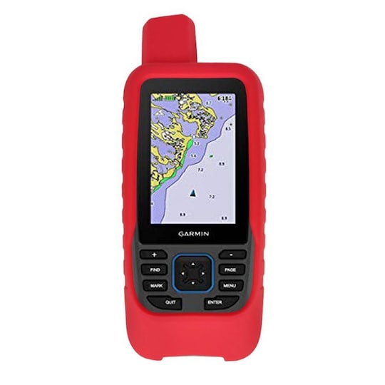 Silikonikotelo Garmin GPSMAP 86s - Punainen