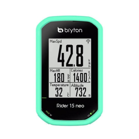 Silikonikotelo Bryton Rider 15 Neo E - Mint