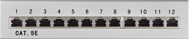 CAT 5e Mini/Desktop Patch Panel, 12 porttia