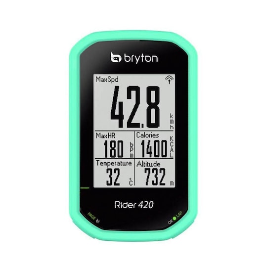 Silikonikotelo Bryton Rider 420 E - Mint