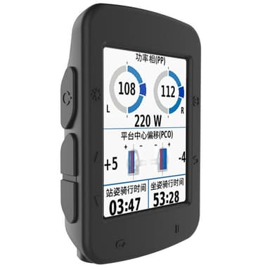 Silikonikotelo Garmin Edge 520 Plus - Musta