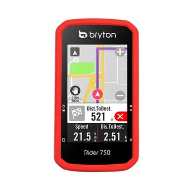 Silikonikotelo Bryton Rider 750 E - Punainen