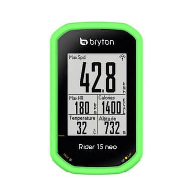 Silikonikotelo Bryton Rider 15 Neo E - Lime