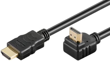 High Speed HDMIâ„¢ 90° kaapeli Ethernetillä