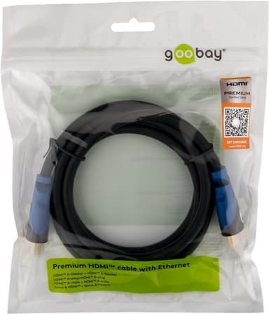 Goobay Ensiluokkainen High Speed HDMI® / â„¢ -kaapeli Ethernet14439:llä