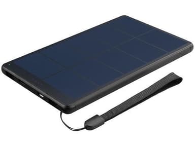 10 000 mAh Urban Solar PowerBank, musta