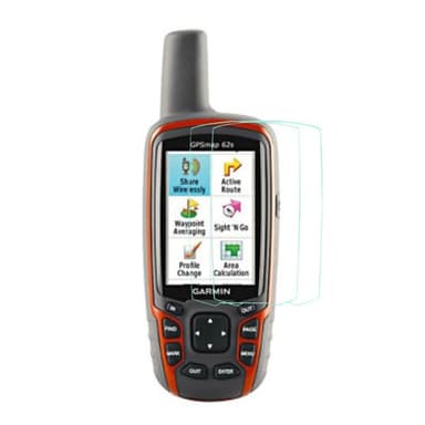 2-Kpl Karkaistu lasi näytönsuoja Garmin GPSMAP 62s