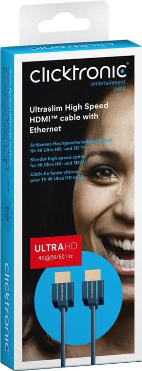 Ultraohut High Speed HDMIâ„¢ -kaapeli Ethernetillä