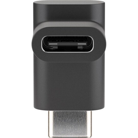 USB-Câ„¢-USB-Câ„¢-sovitin, 90°, musta