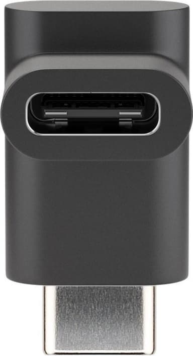 USB-Câ„¢-USB-Câ„¢-sovitin, 90°, musta