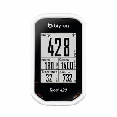 Silikonikotelo Bryton Rider 420 T - Valkoinen