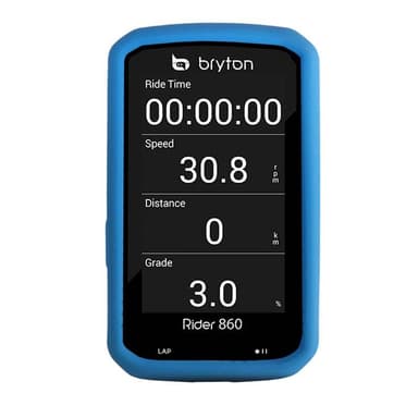 Silikonikotelo Bryton Rider 860 E - Sininen