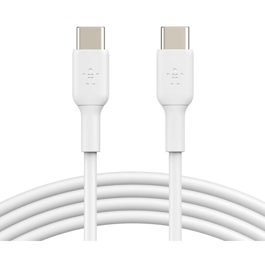 Belkin Boostcharge USB-C - USB-C kaapeli, 2 m (valkoinen)
