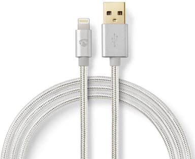 Synkronointi- ja latauskaapeli | Kullattu, 3,0 m | USB-A-Uros 8-nastaiseen Light