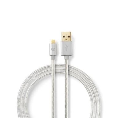 USB 2.0 -Synkronointi- ja Latauskaapeli | Kullattu, 2,0 m | USB-A-Urosliitäntä M