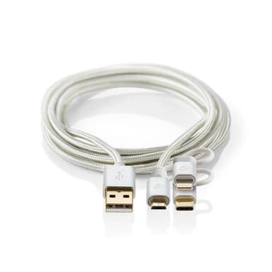 3-in-1-Synkronointi-, Lataus- ja AV-Tukisarja | Type-C-Sovitin | Lightning-Sovit