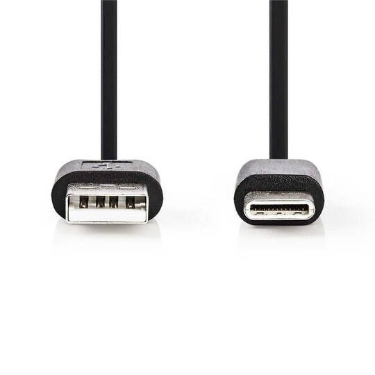USB 2.0 -Kaapeli | Type-C, Uros - A, Uros | 3,0 m | Musta