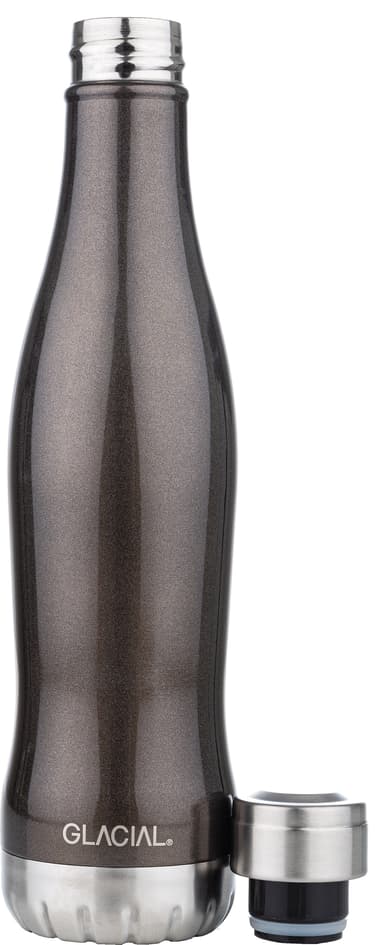 Glacial vesipullo GL2128400214 (musta metalli)