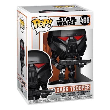 FUNKO! POP EXCLUSIVE SW MANDALORIAN DARK TROOPER W