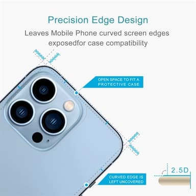 Skärmskydd för baksida i härdat glas - iPhone 13 Pro Max