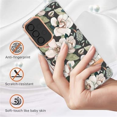 Kukkakuvioitu matkapuhelimen kuori mallille Samsung Galaxy A33 5G