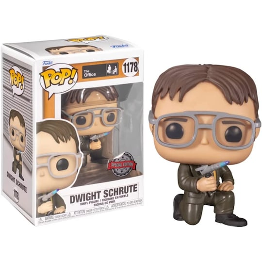 FUNKO! POP EXCLUSIVE THE OFFICE DWIGHT W/BLOW TORC