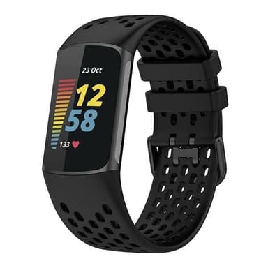 Silikoniranneke Fitbit Charge 5 - Musta