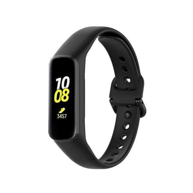 Silikoniranneke Samsung Galaxy Fit 2 - Musta