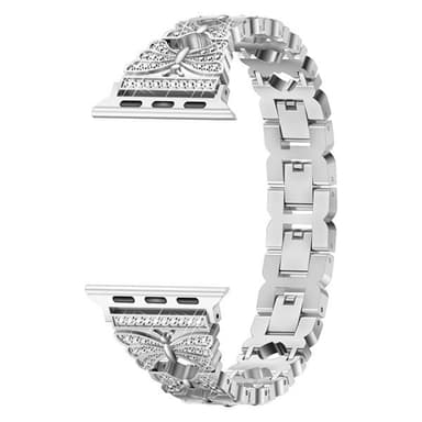 Metalliranneke Apple Watch 42/44/45 mm - Hopea