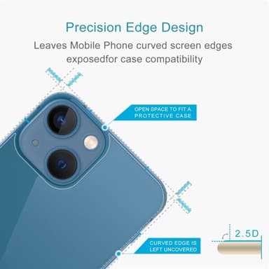 Skärmskydd för baksida i härdat glas - iPhone 13 mini
