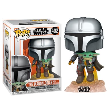 FUNKO! POP EXCLUSIVE SW MANDALORIAN MANDO FLYING W