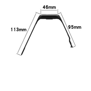 Silikoniranneke Samsung Galaxy Fit 2 - Musta