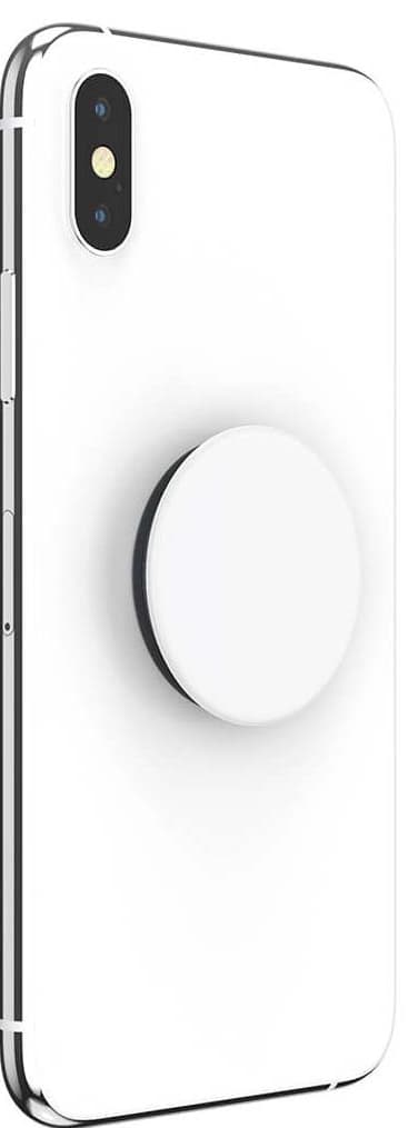 POPSOCKETS PopGrip Basic älypuhelimen pidike (valkoinen)