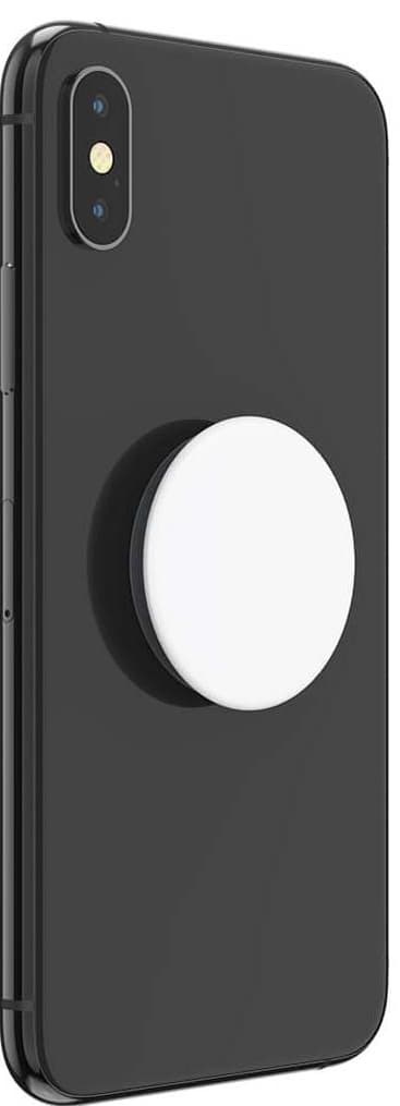POPSOCKETS PopGrip Basic älypuhelimen pidike (valkoinen)