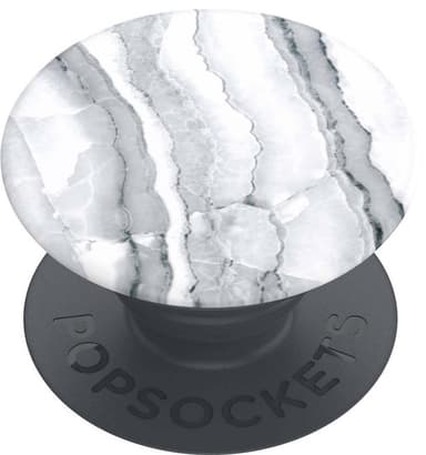 POPSOCKETS PopGrip Basic älypuhelimen pidike (valkoinen graniitti)