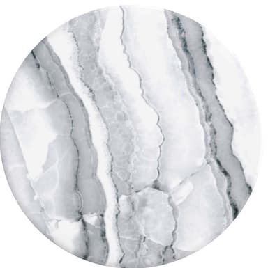 POPSOCKETS PopGrip Basic älypuhelimen pidike (valkoinen graniitti)